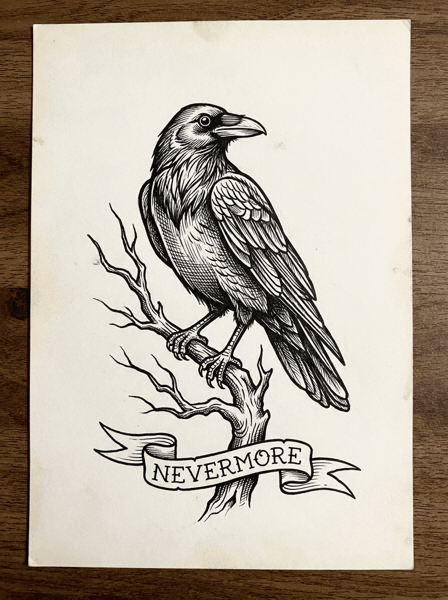 Illustrative tattoo design example generated with InkOnce